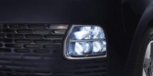 <h4>LED headlamps </h4>

<p>The multi lamps add to its futuristic design while providing all-around illumination.</p>
