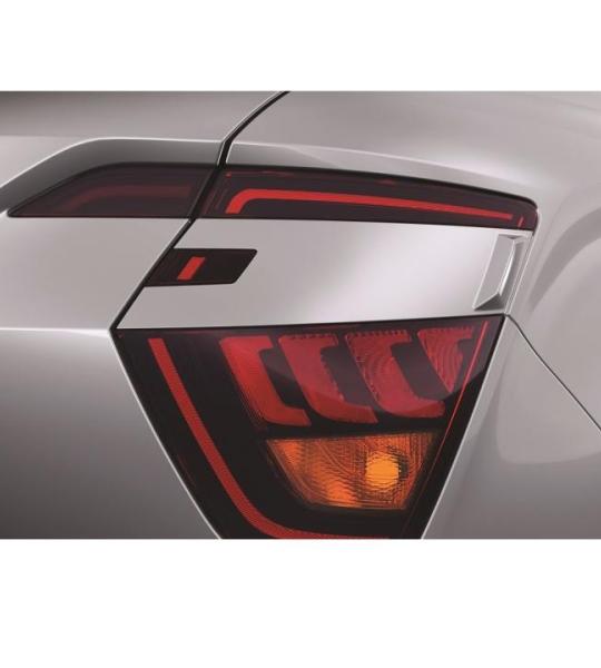<h4>Sleek and Premium Split-type Tail Lamps</h4>

<p>Split-type rear combination lamps create a simple yet modern rear image. Excellent visibility from that angle reduces the possibility of a rear-end collision.</p>
